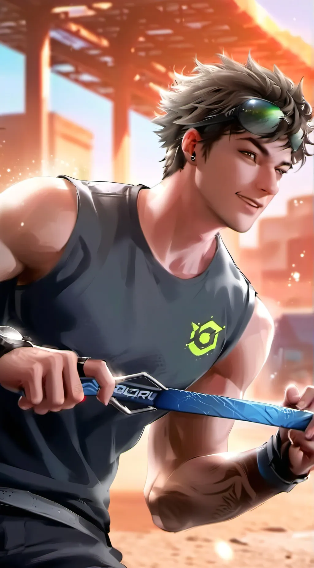 ai character: Sterling  background
