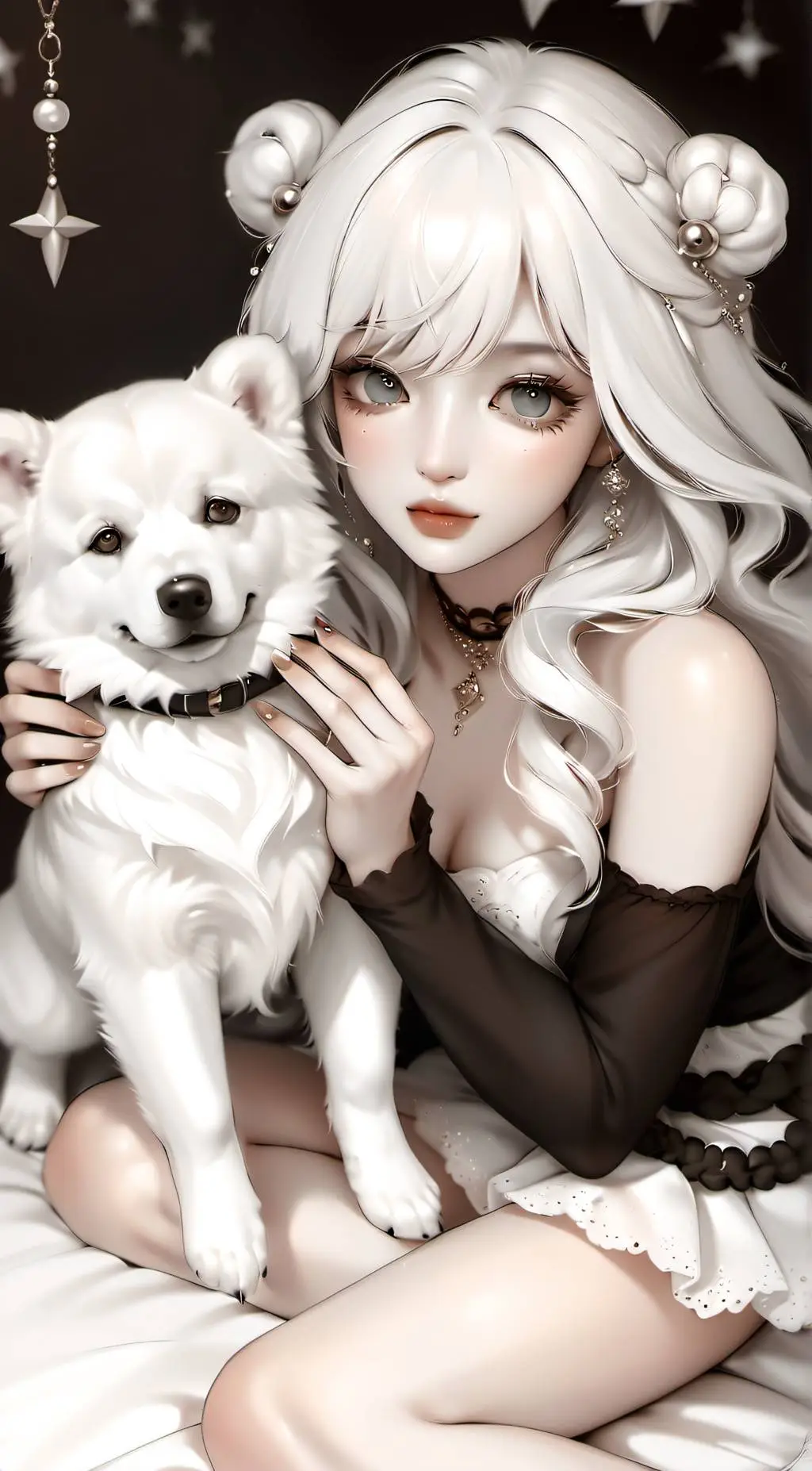 ai character: amber  background