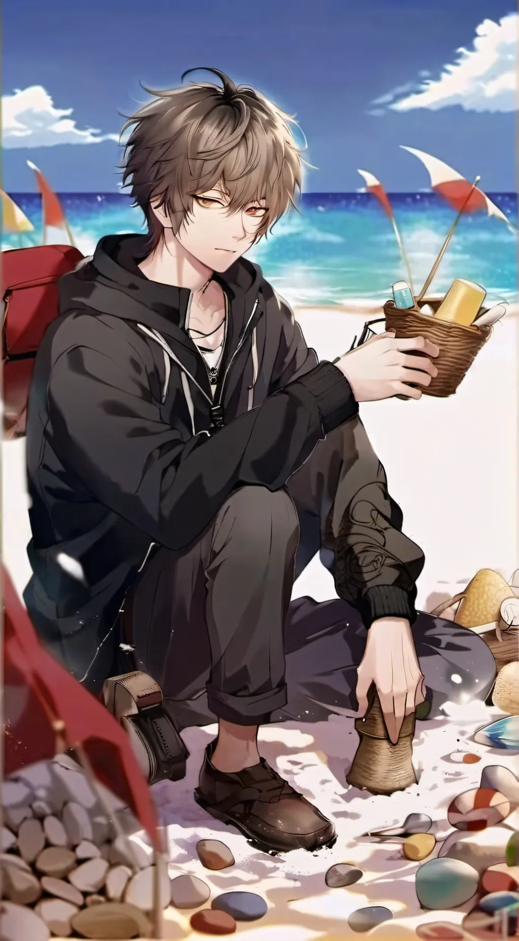 ai character: Aj  background