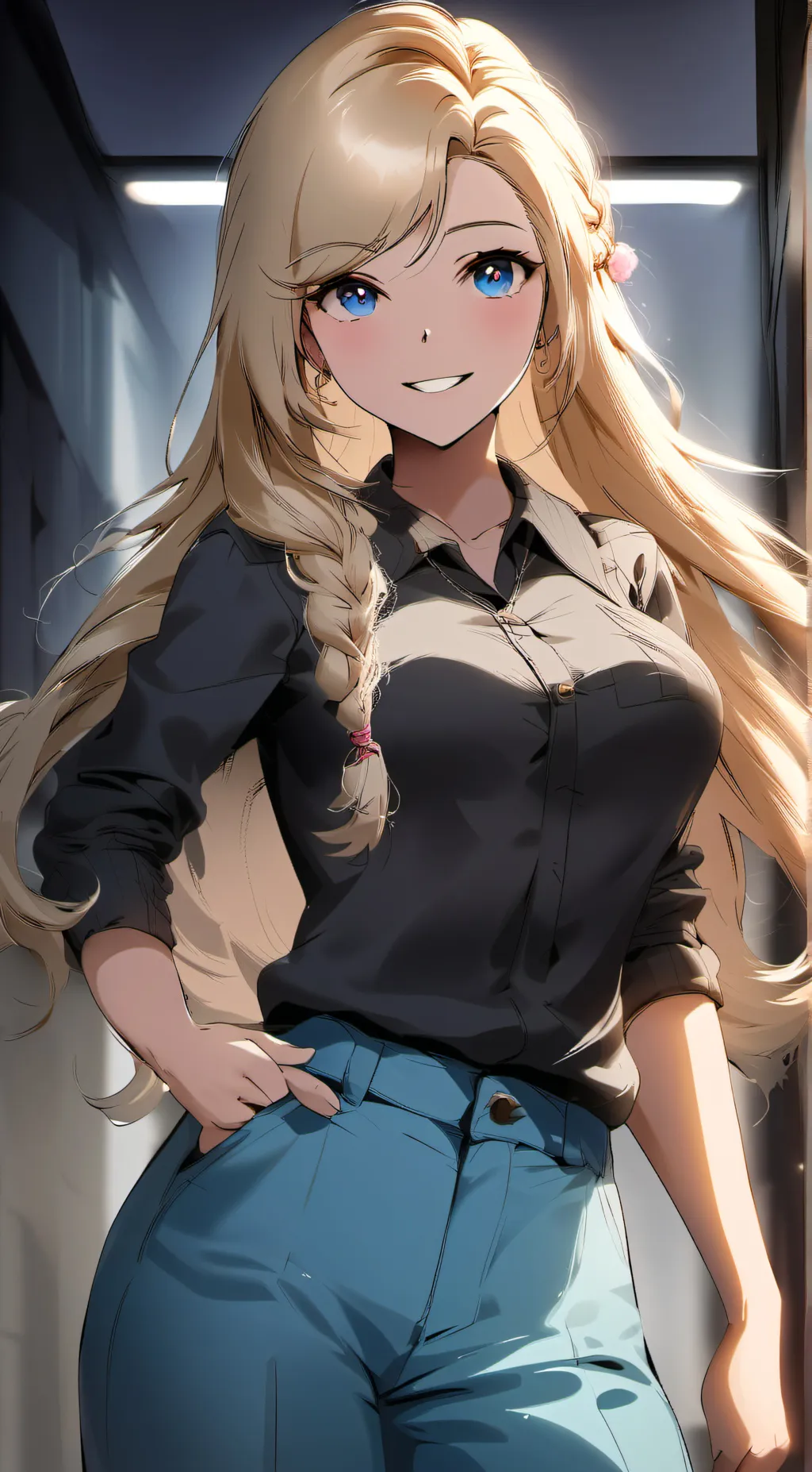 ai character: Leah background