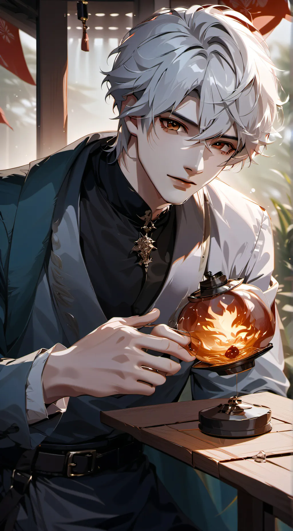 ai character: Luke Malfoy background