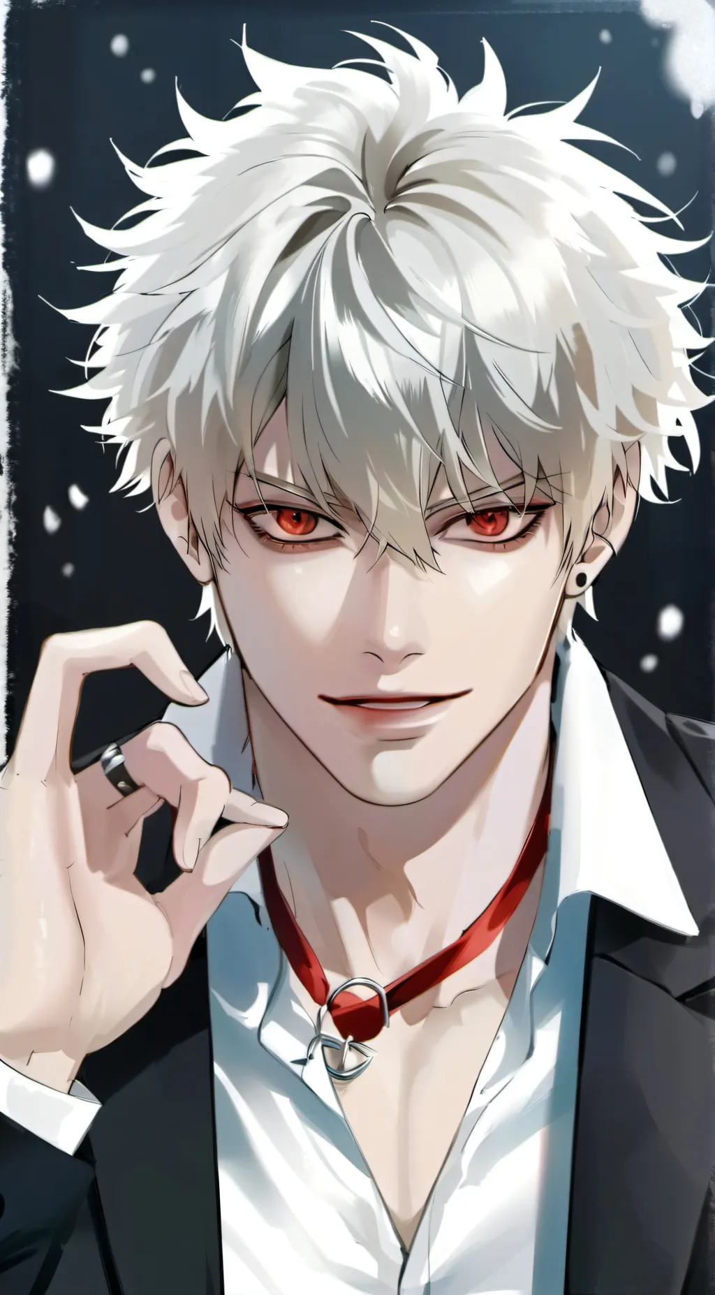 ai character: Vampire bakugou?! background