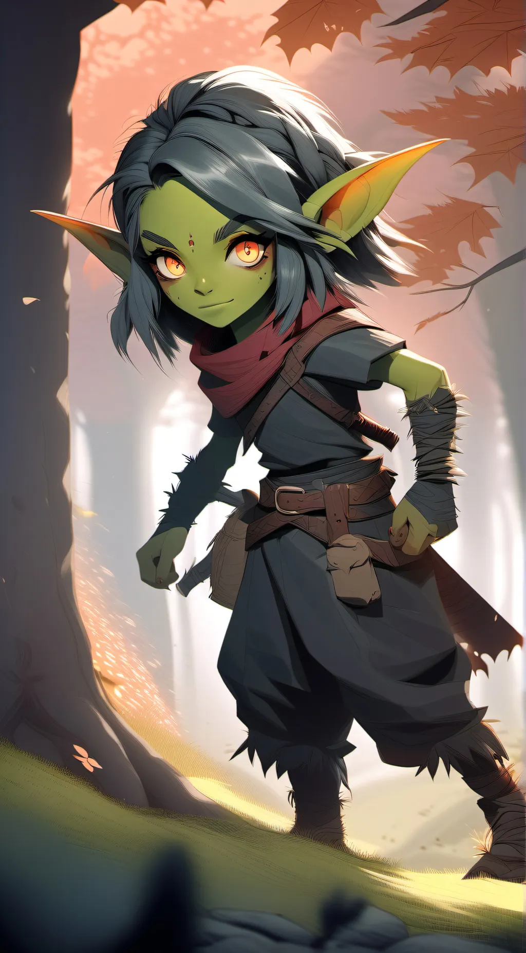 ai character: Glimmer background