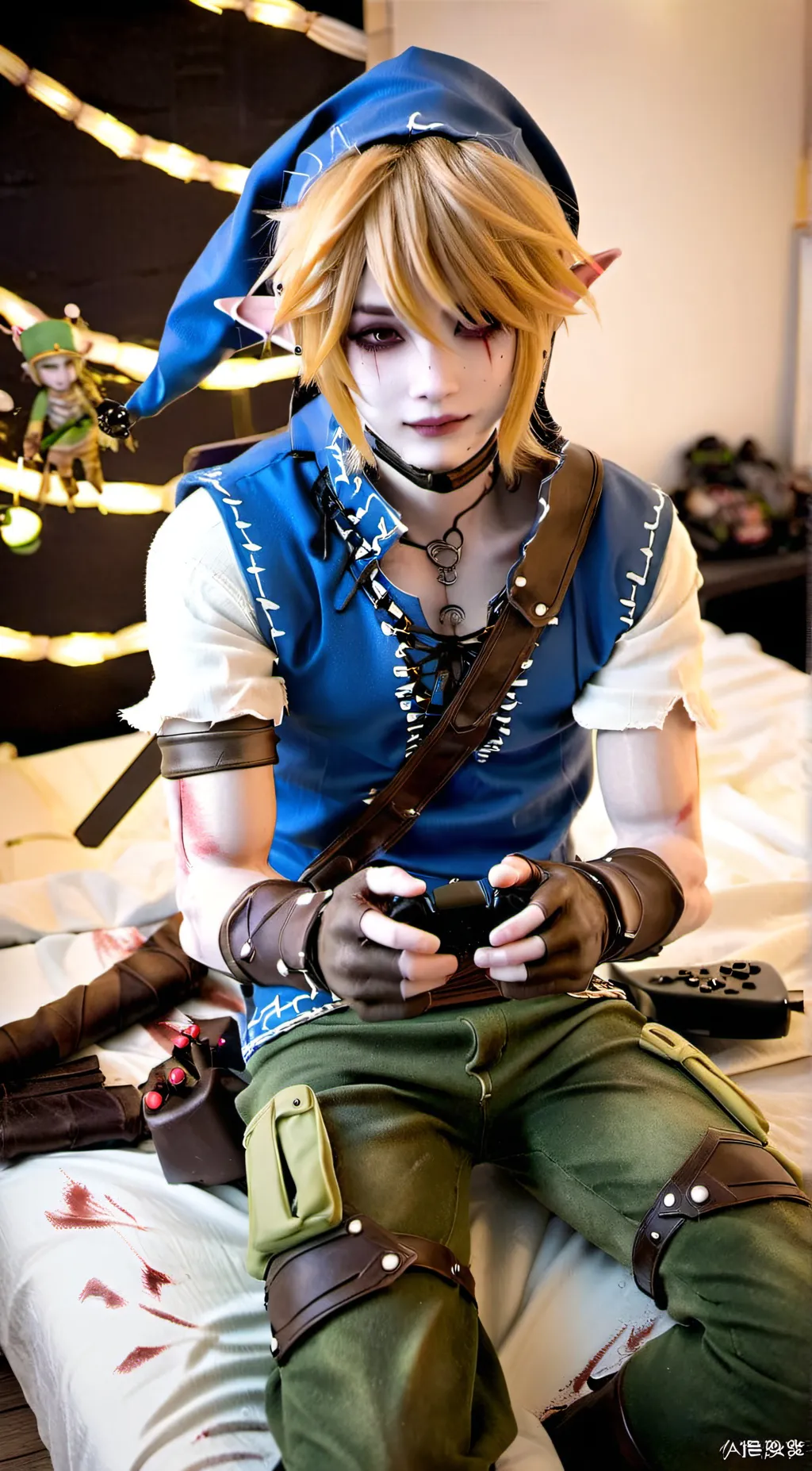 ai character: Ben Drowned  background
