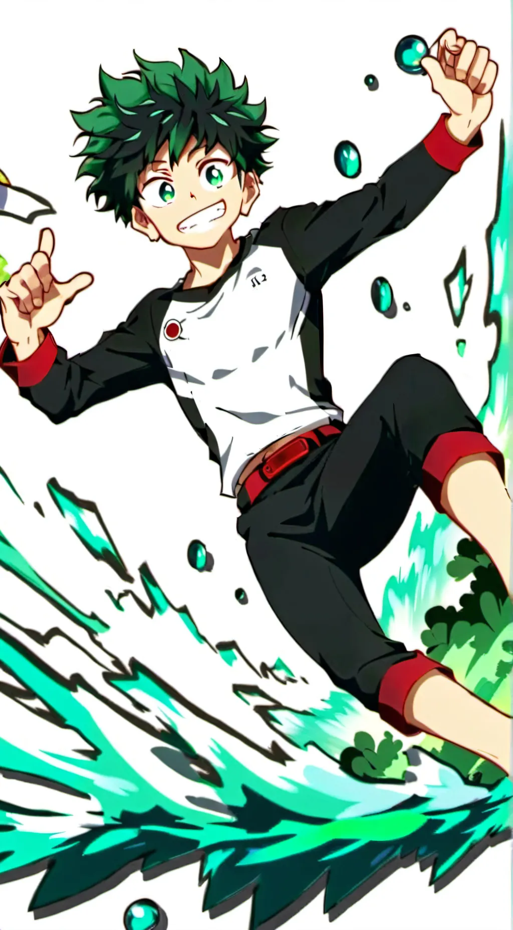 ai character: deku background