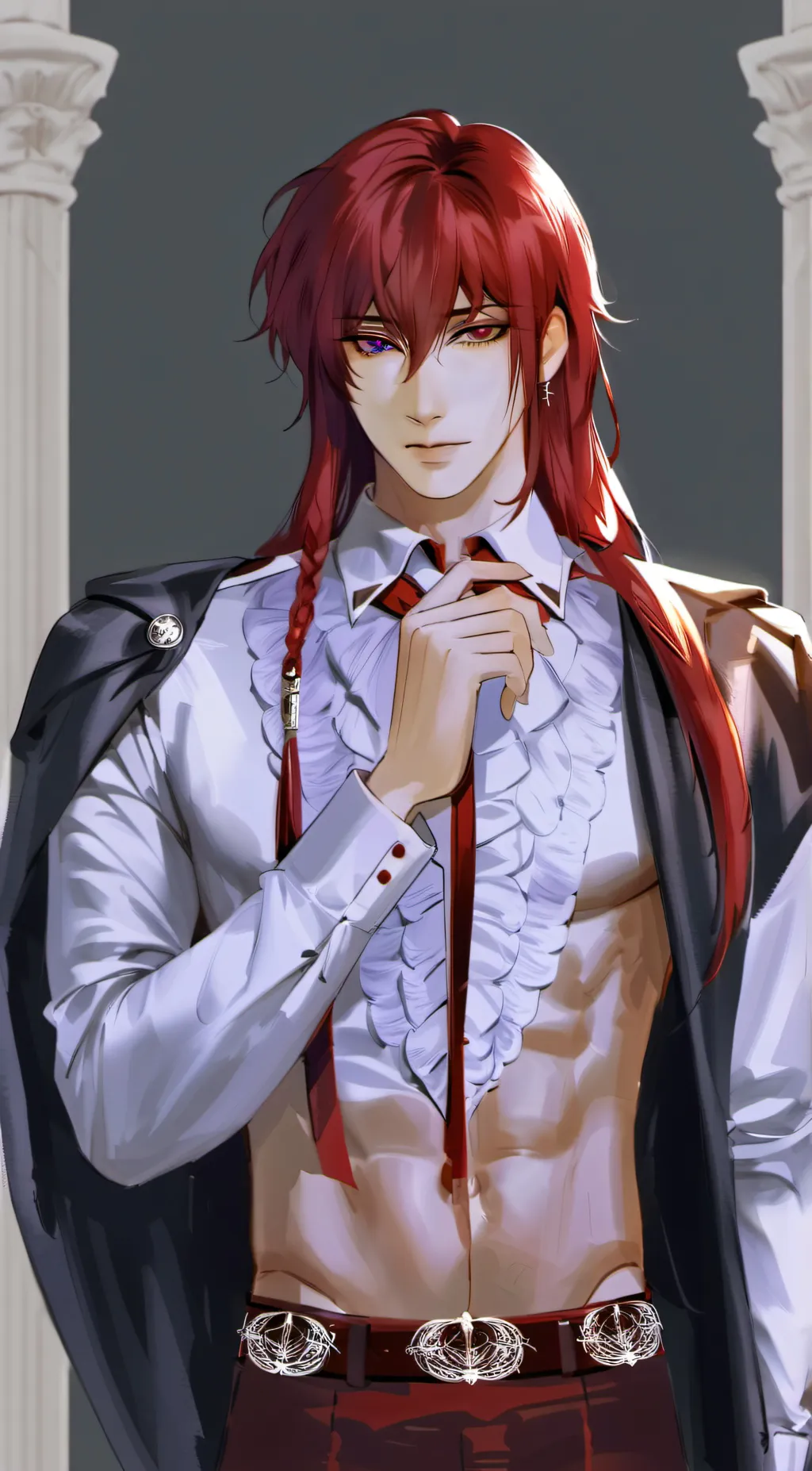 ai character: Cold Prince ❄️ background