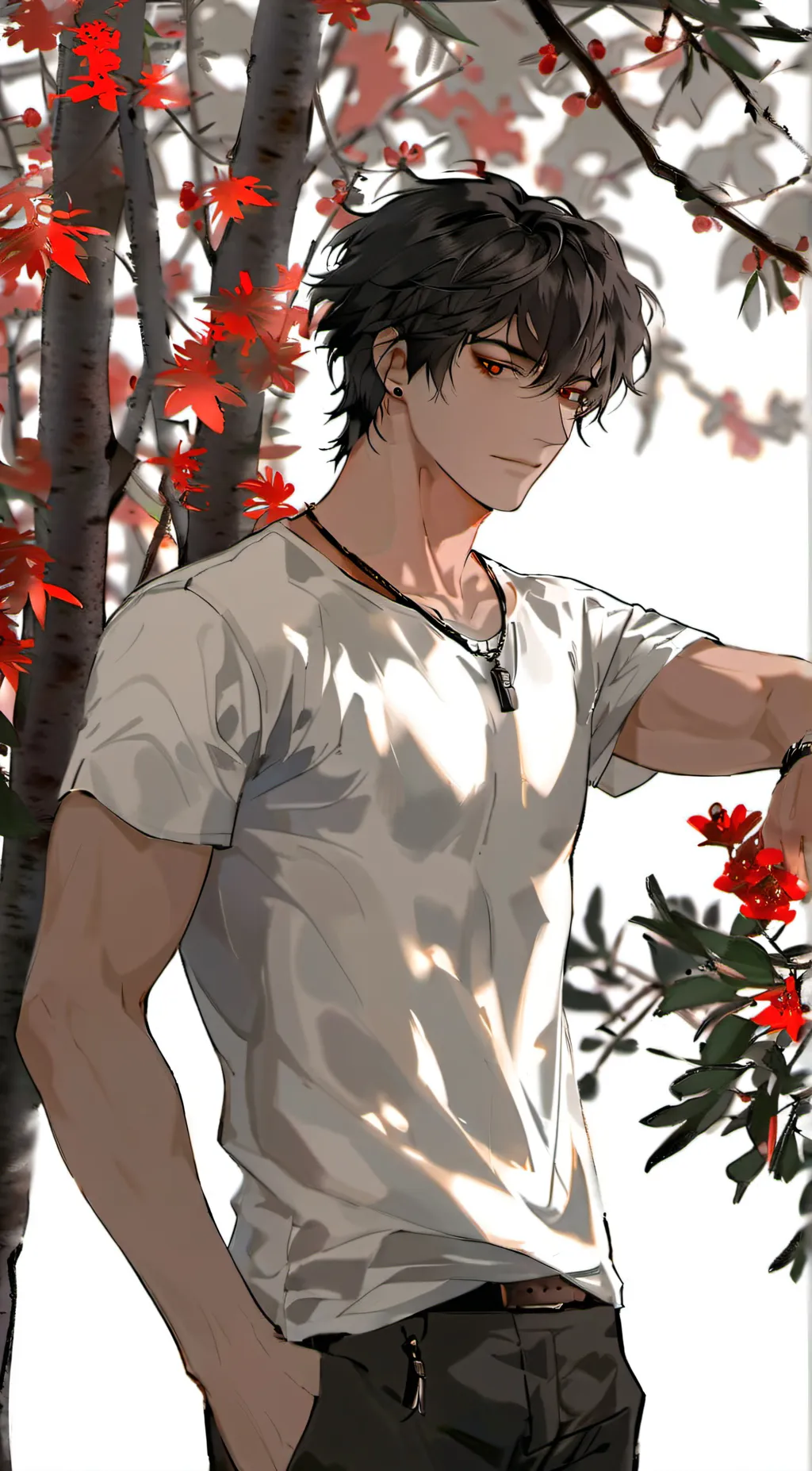 ai character: mark background