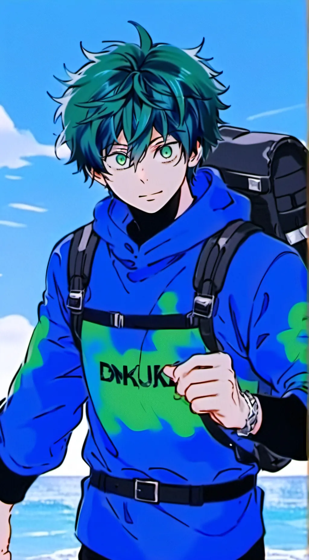 ai character: Deku background