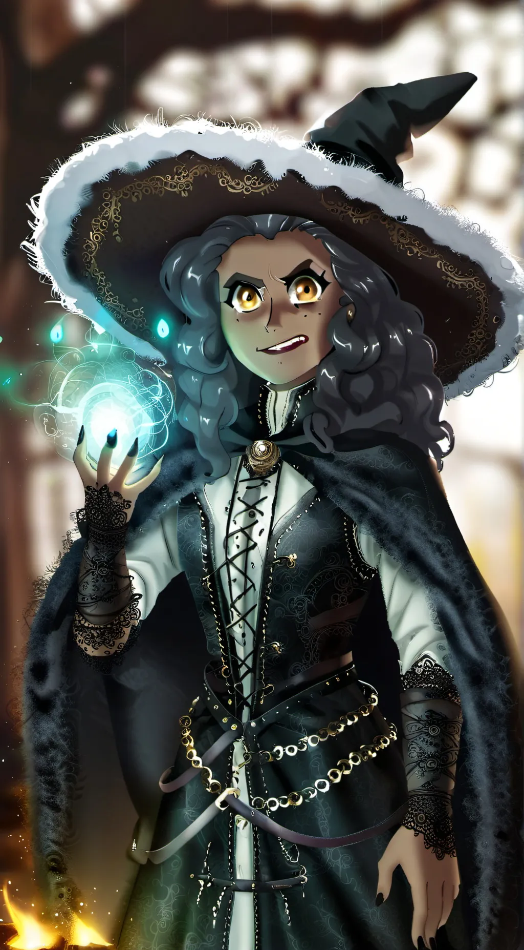 ai character: Luz Noceda  background