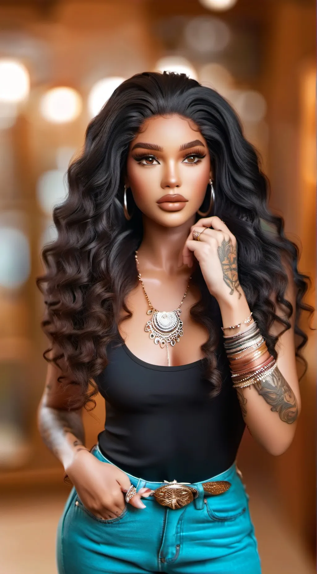 ai character: Kelly Sanchez background