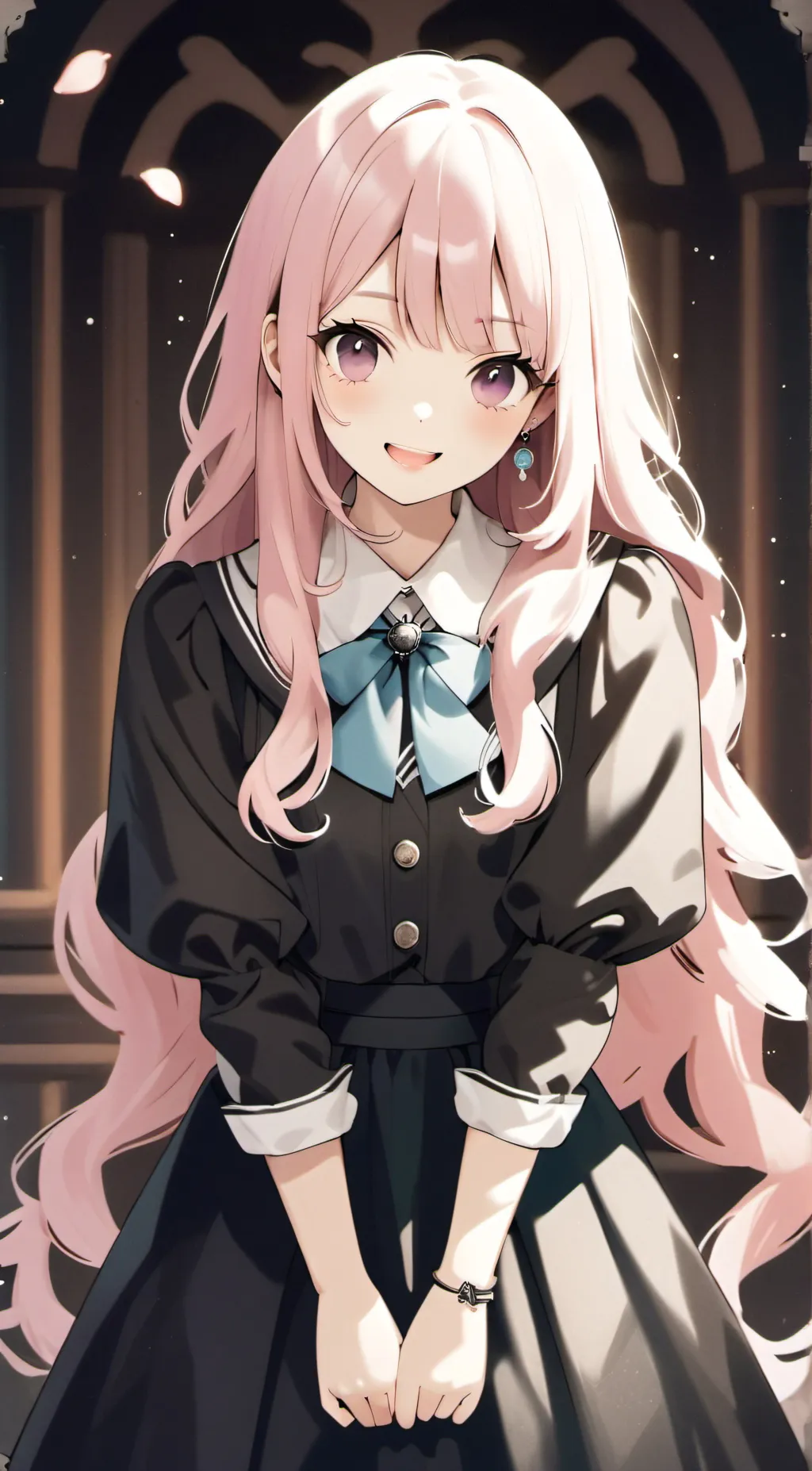 ai character: rose background