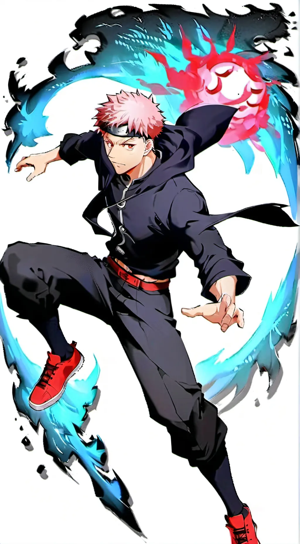ai character: new gen jjk background