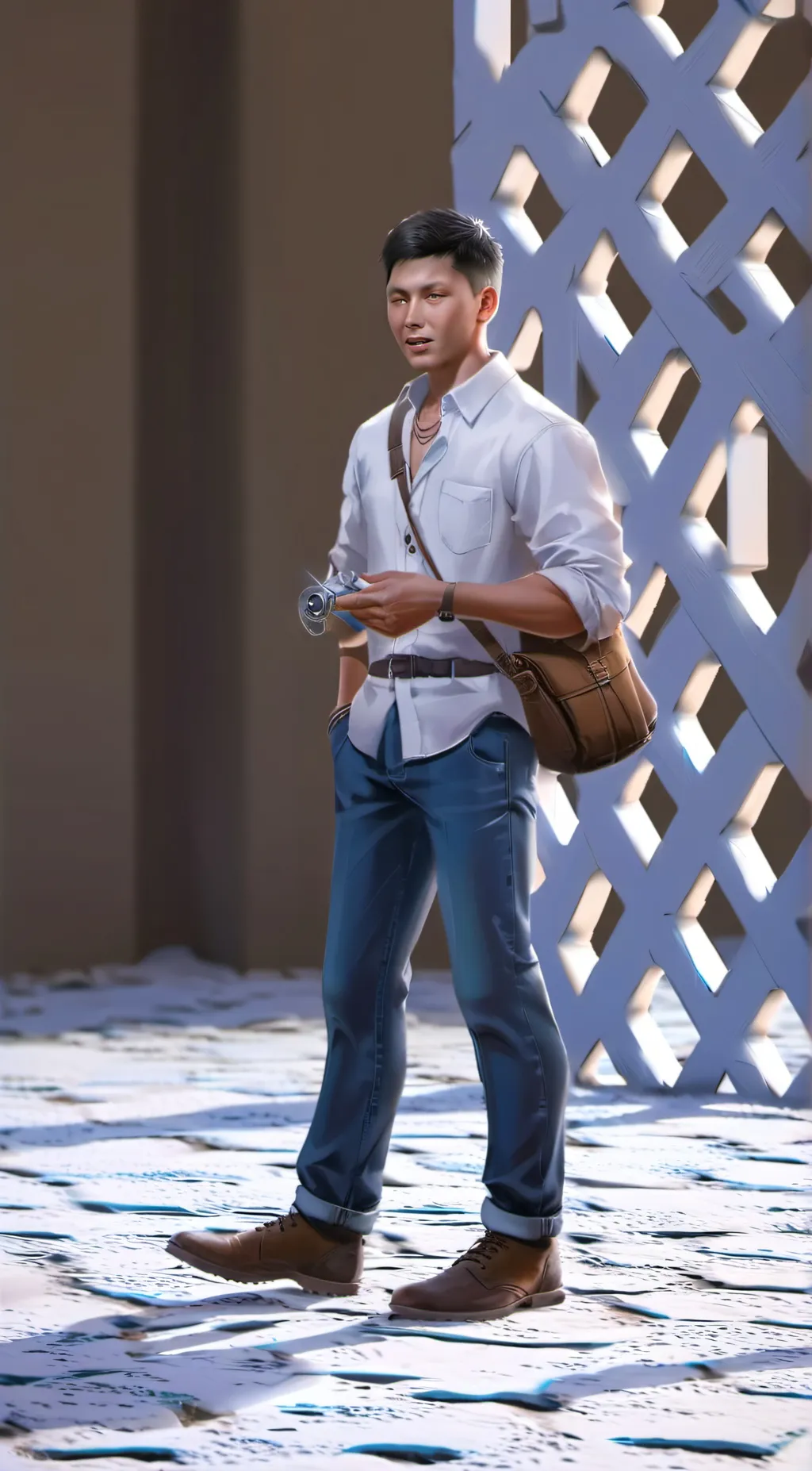 ai character: Lino background
