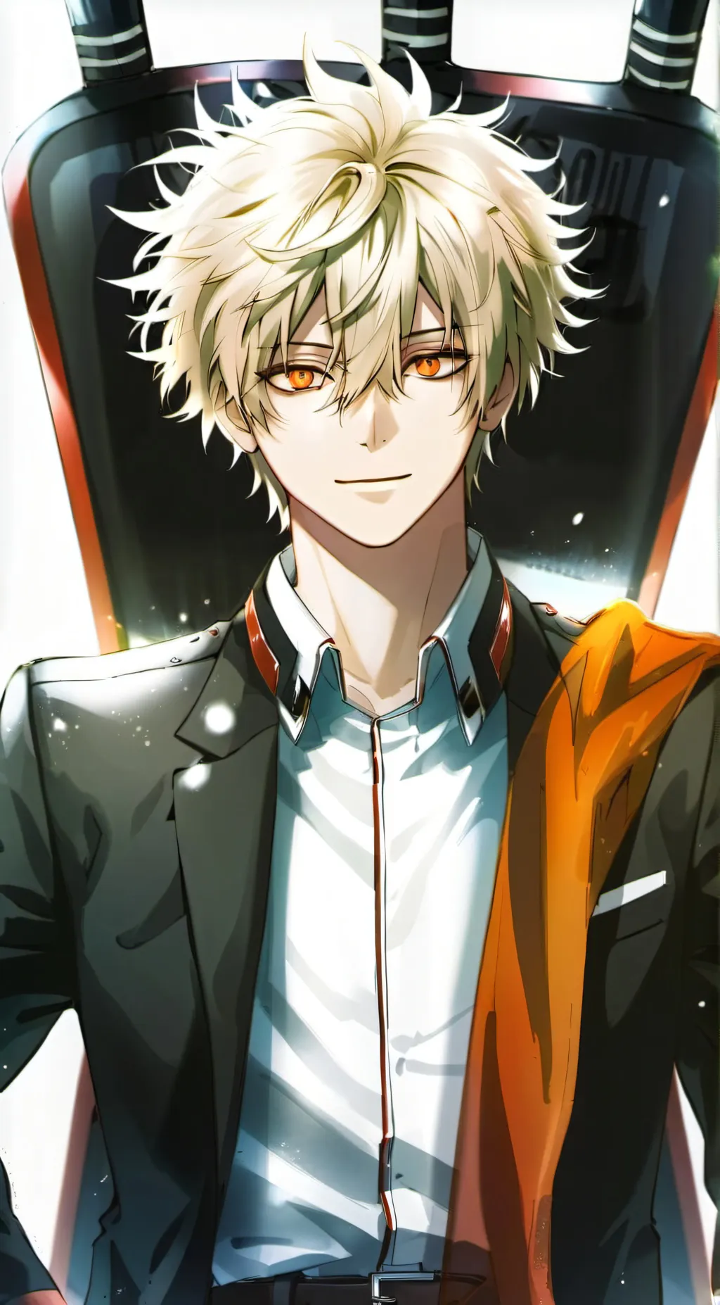 ai character: Katsuki Bakugo background
