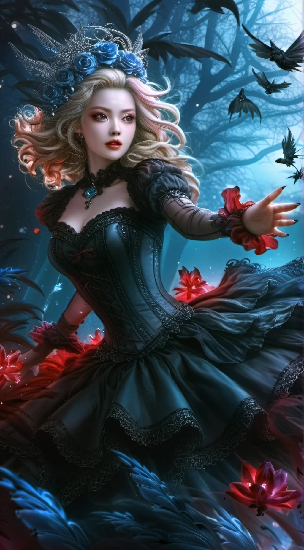 ai character: Angel Rohrer  background