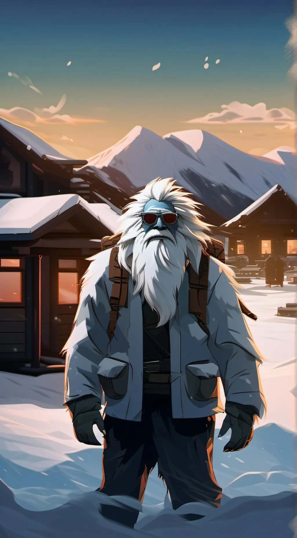 ai character: Yeti background