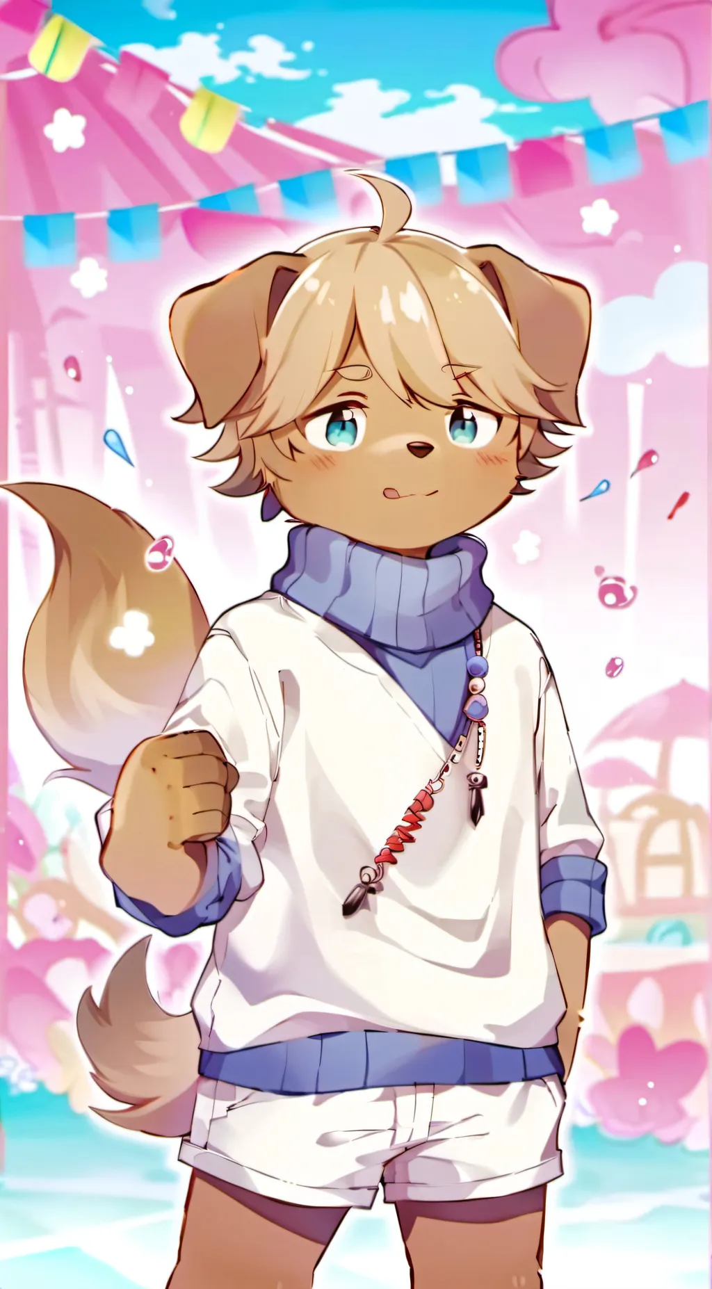 ai character: Cotton  background