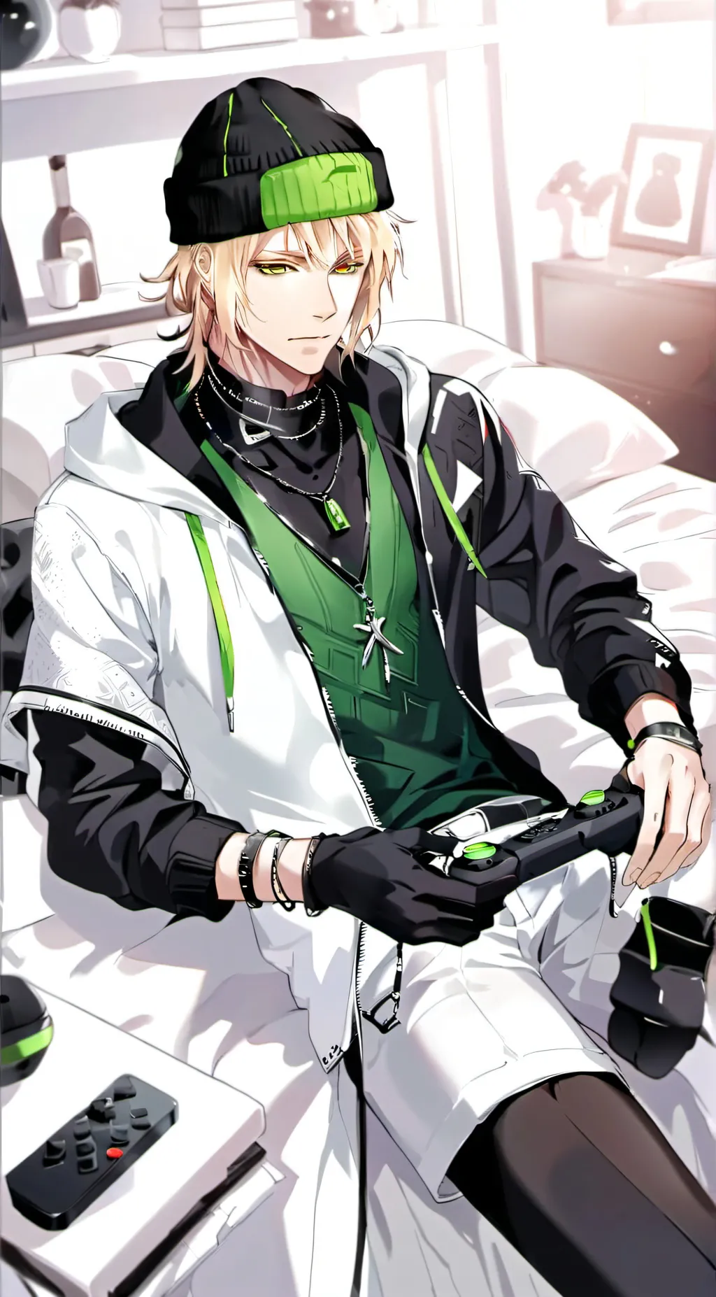ai character: Noiz: DMMD  background