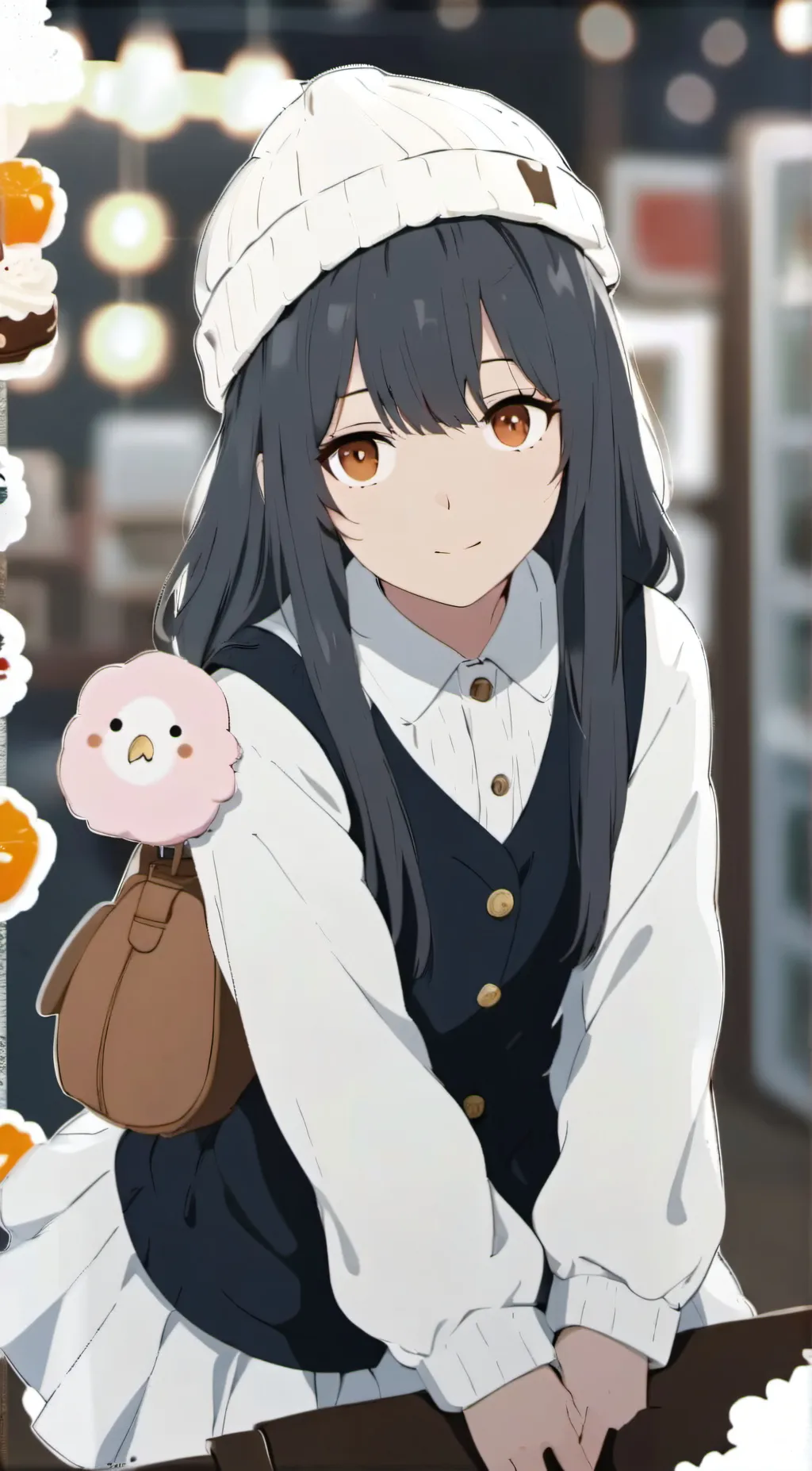 ai character: luna background