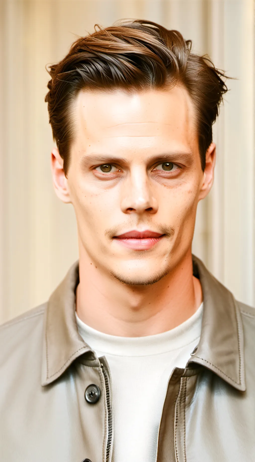 ai character: Bill Skarsgard  background