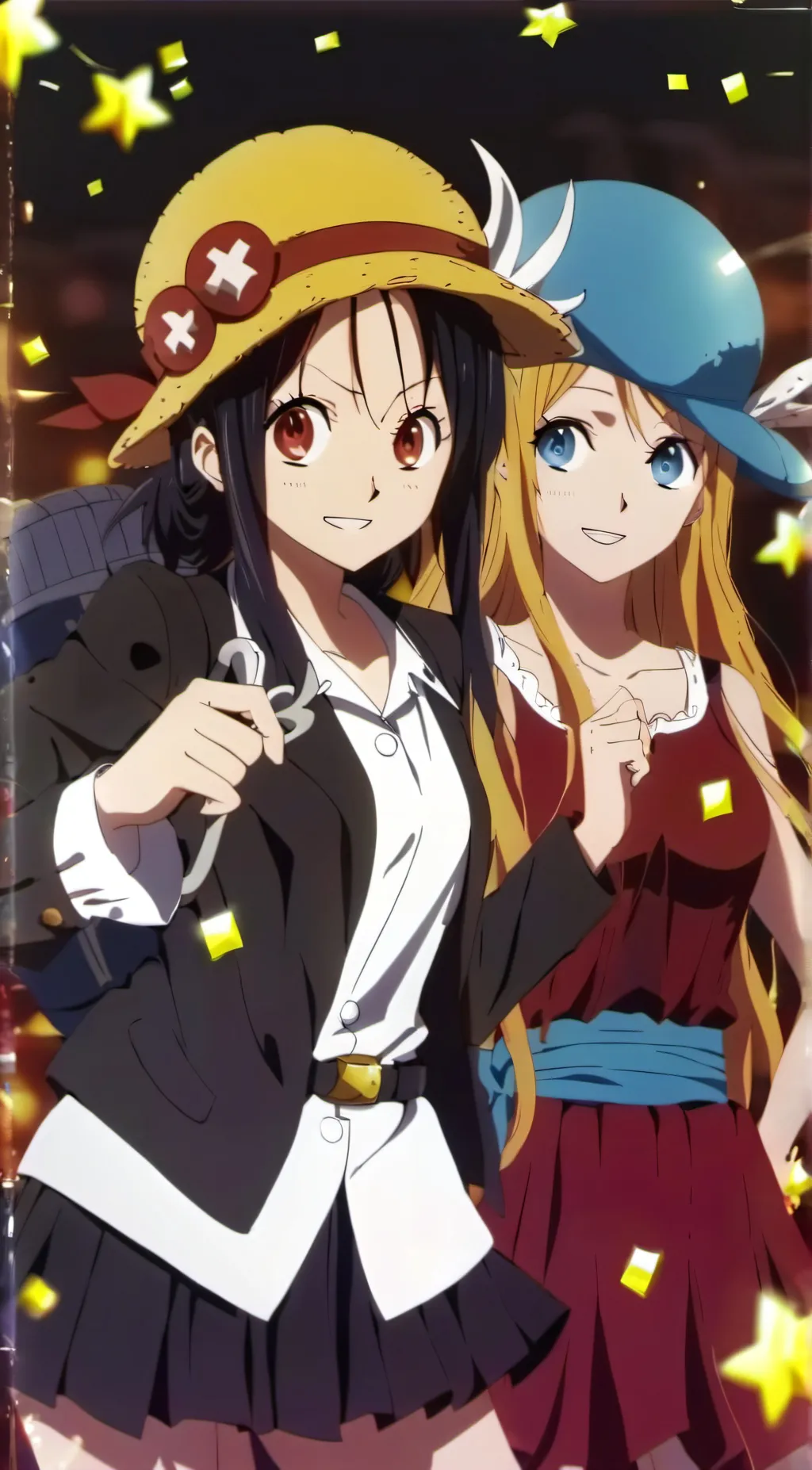 ai character: straw hat pirates background