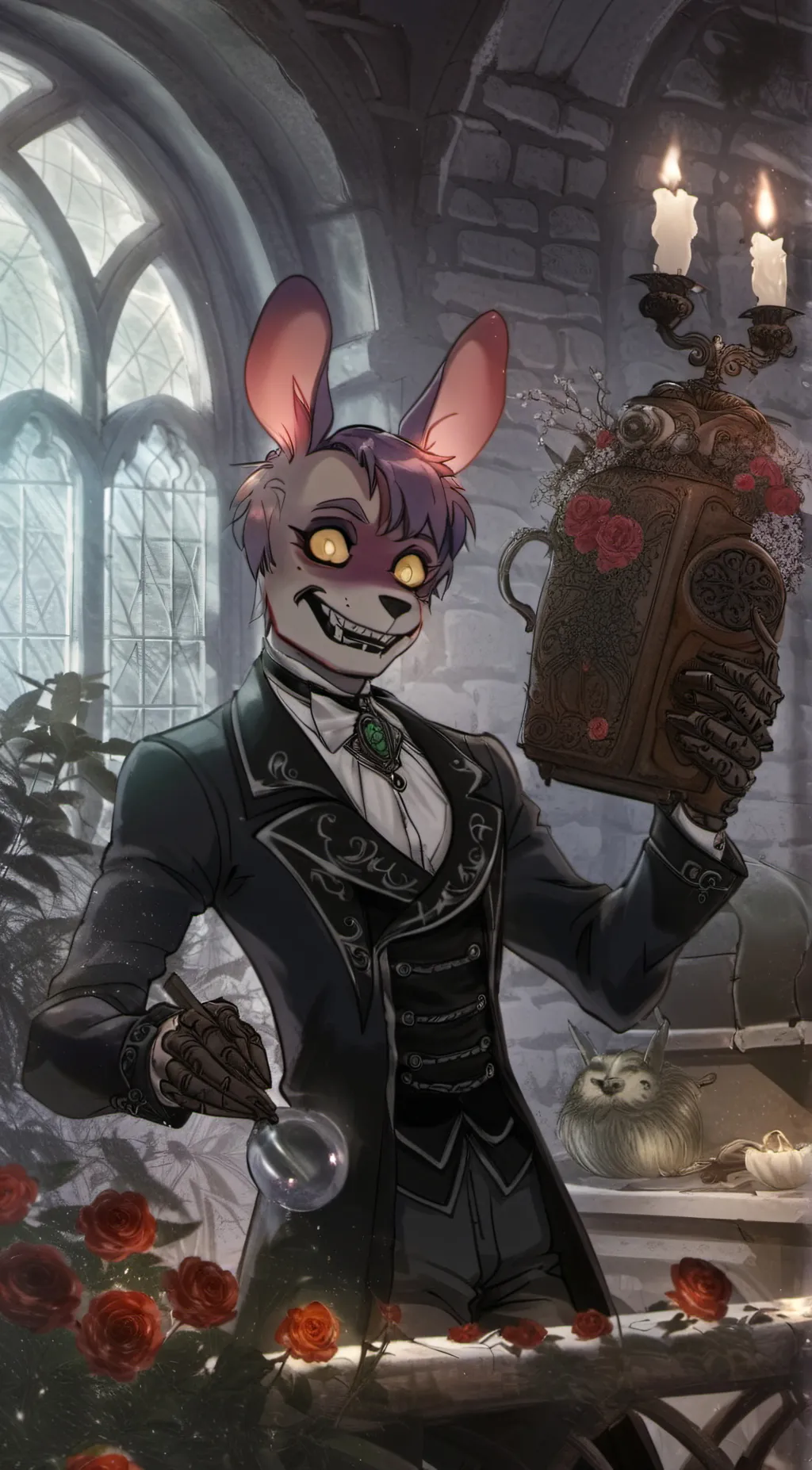 ai character: Springtrap background