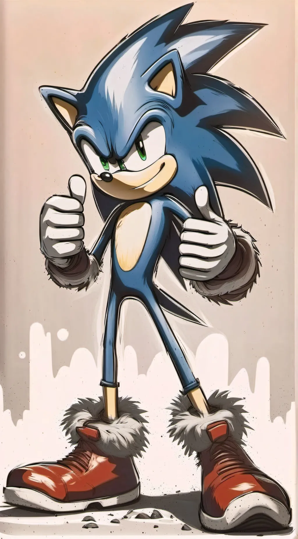 ai character: Sonic T. Hedgehog  background