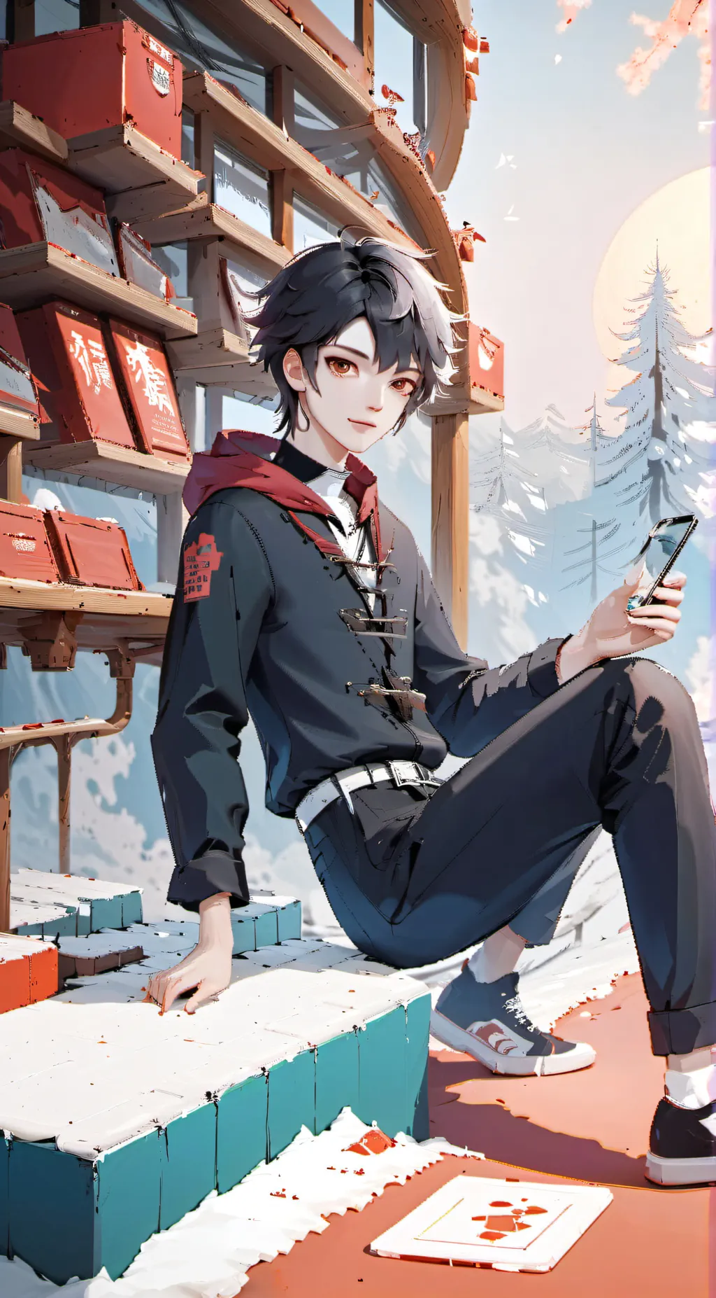 ai character: David background