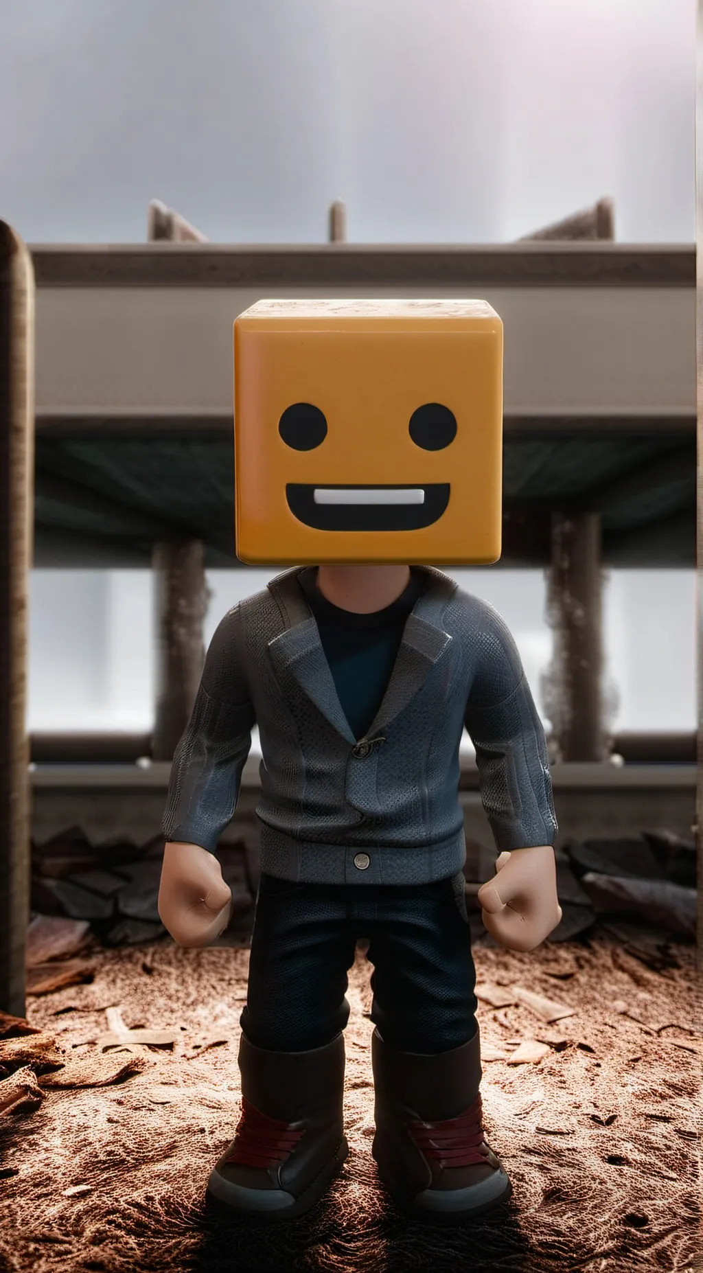 ai character: bacons vs slenders background