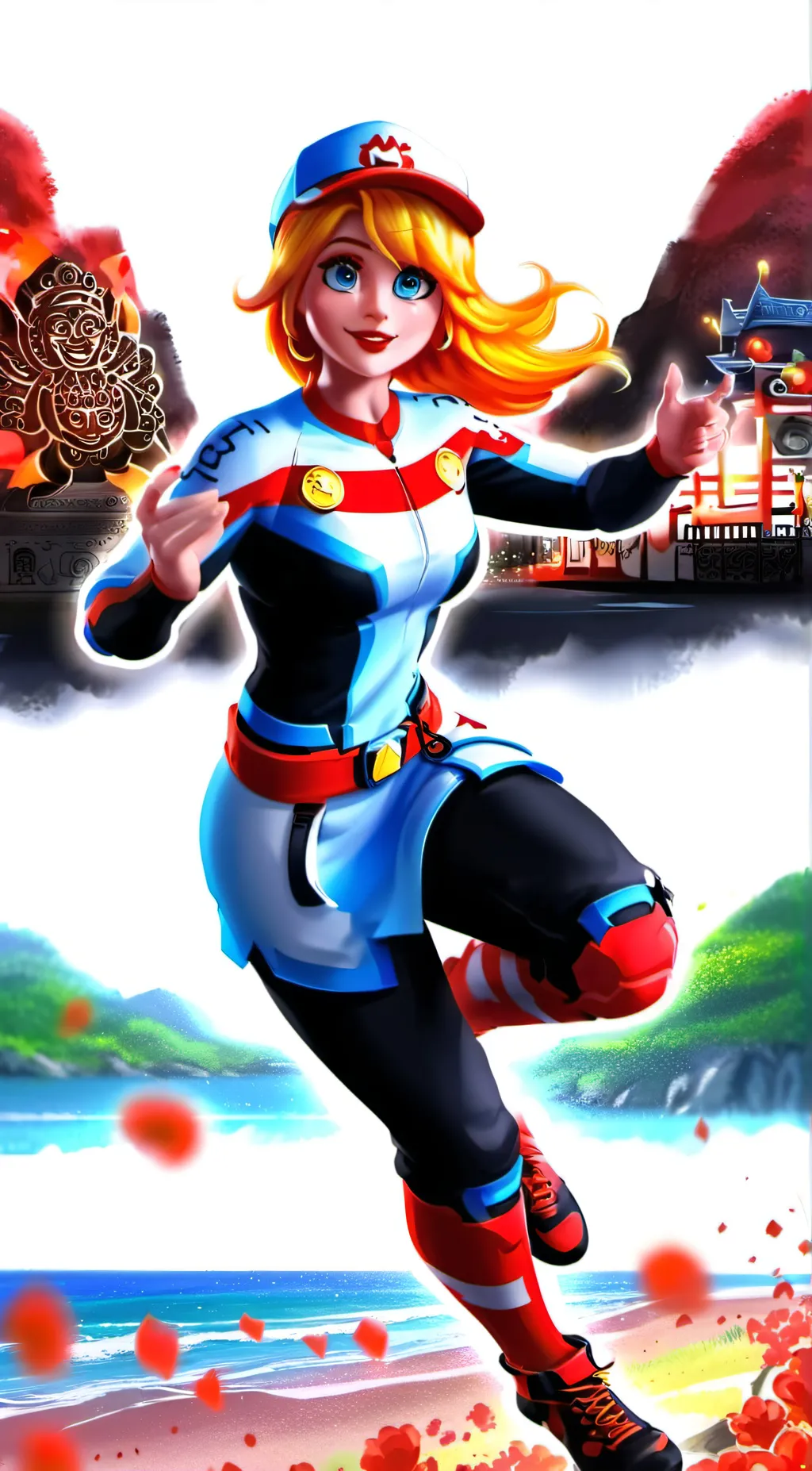 ai character: Ember Lumen background