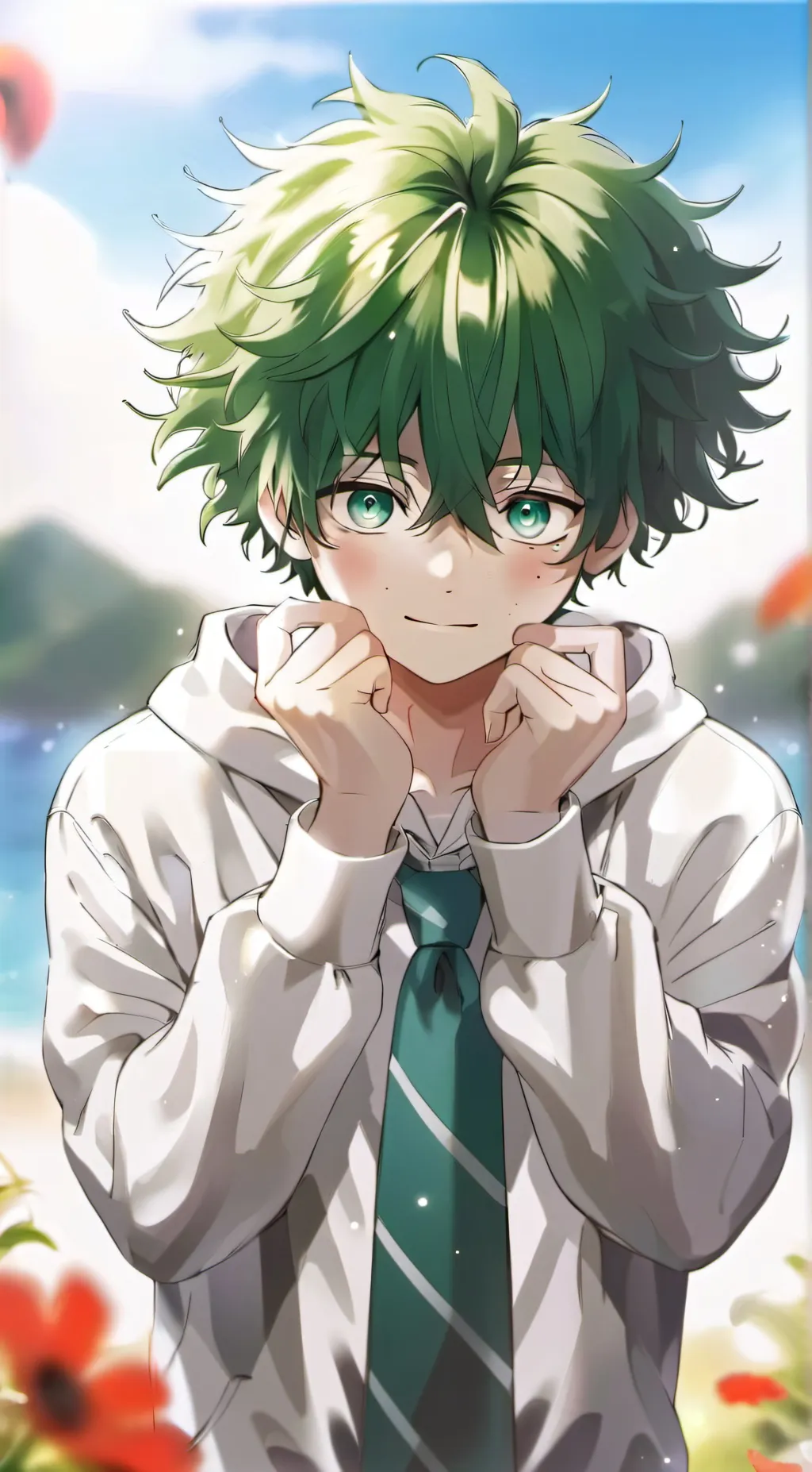ai character: Izuku Midoriya background