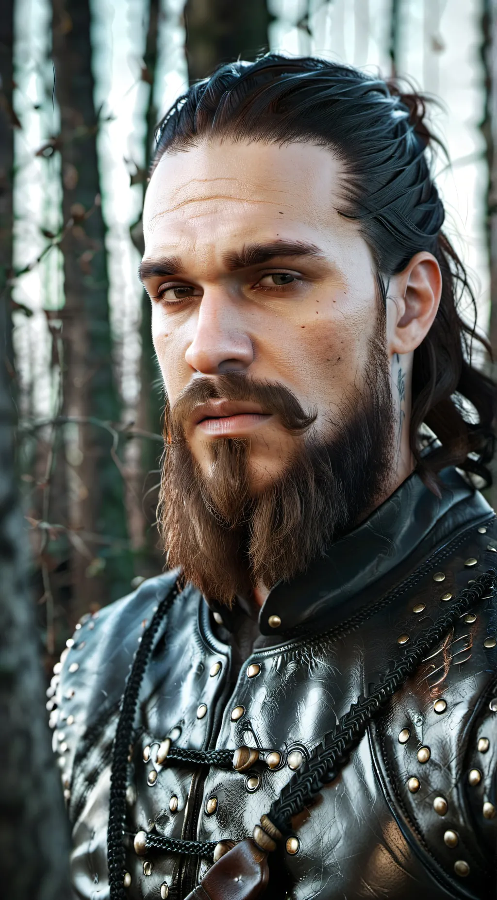 ai character: Viking king background
