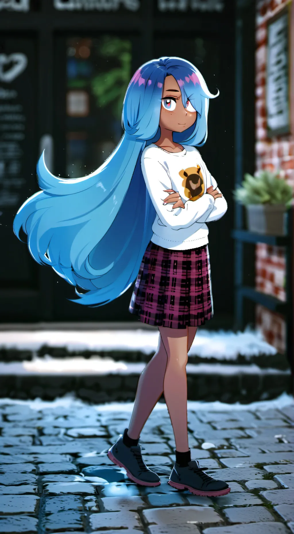 ai character: Erin Ingram  background