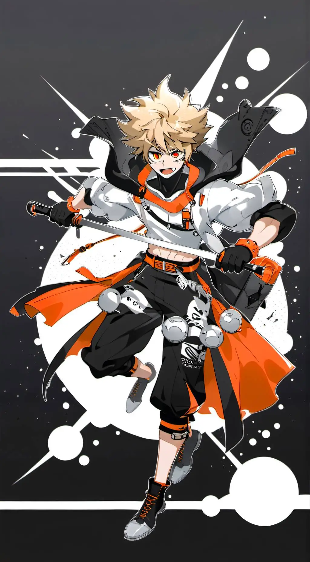 ai character: Kiribaku background
