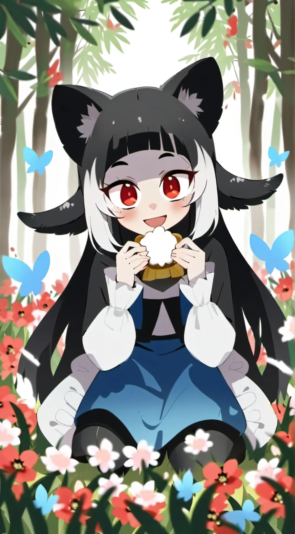 ai character: Katty  background