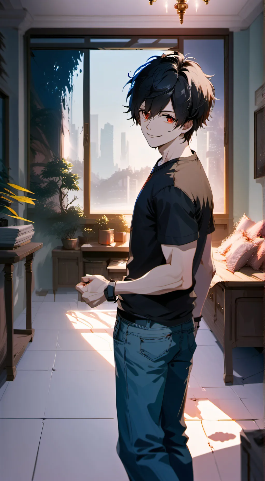 ai character: Neo background