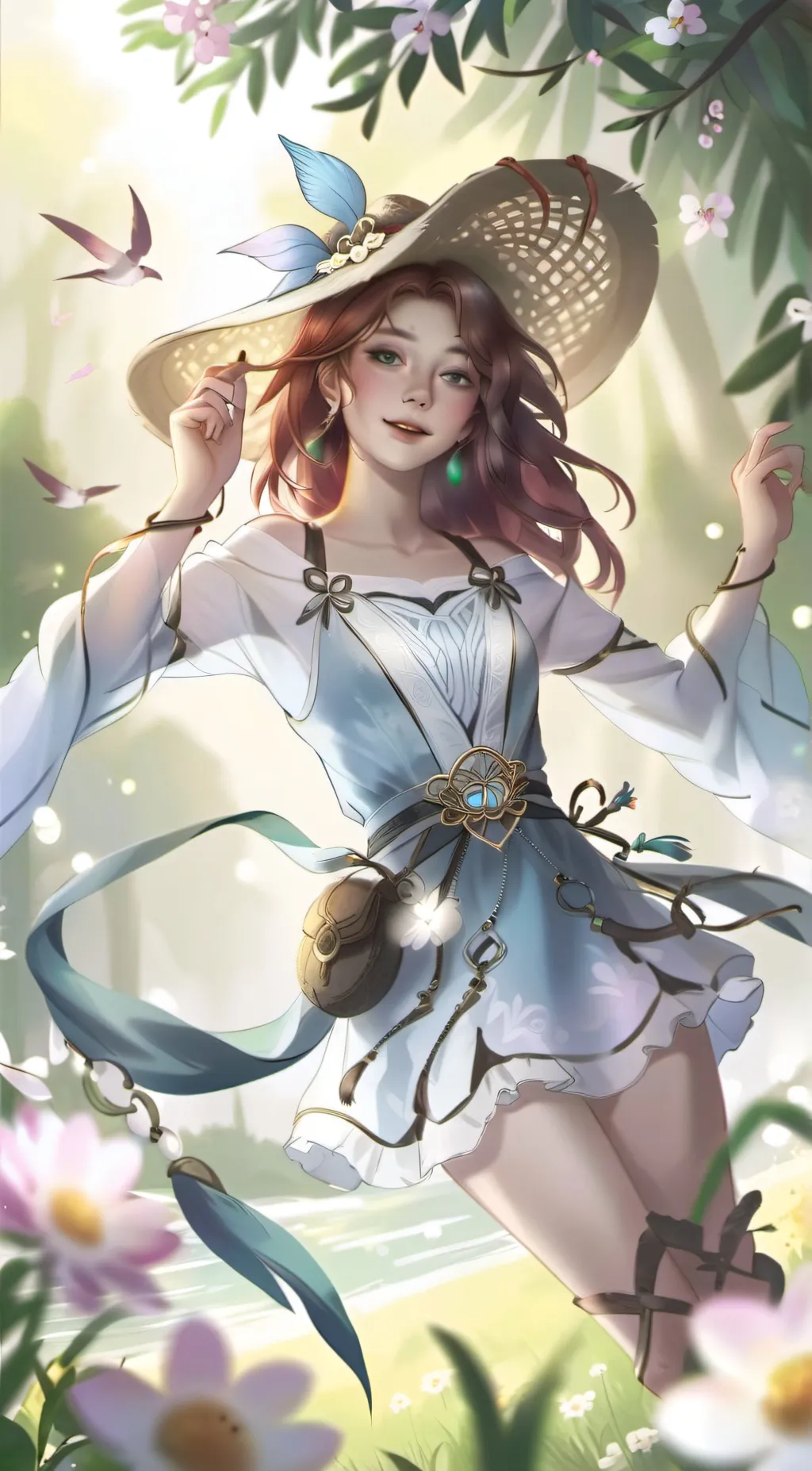 ai character: Mitzey  background