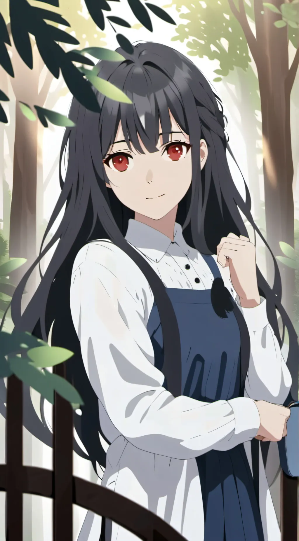 ai character: Scarlet callaby  background