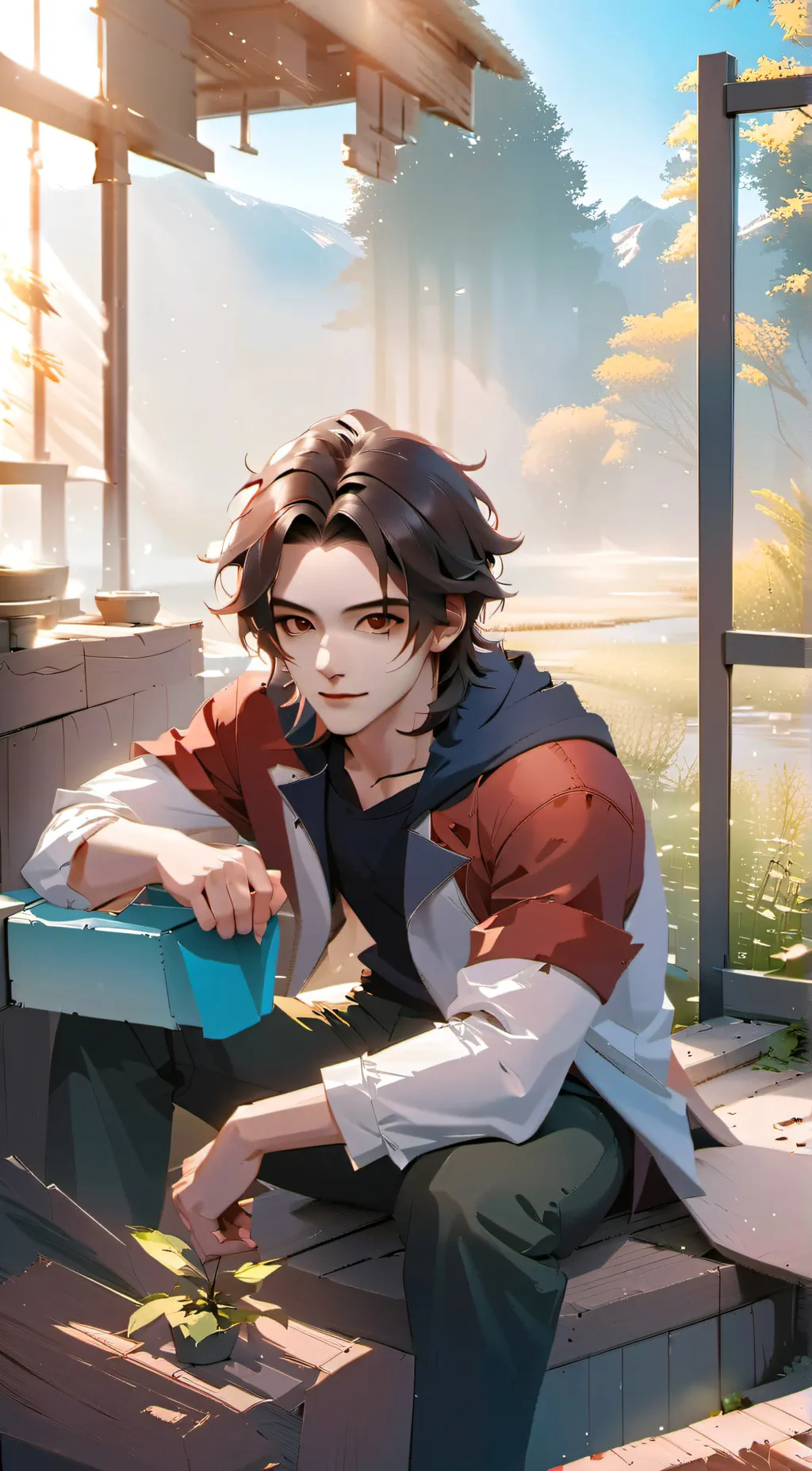ai character: Oliver background