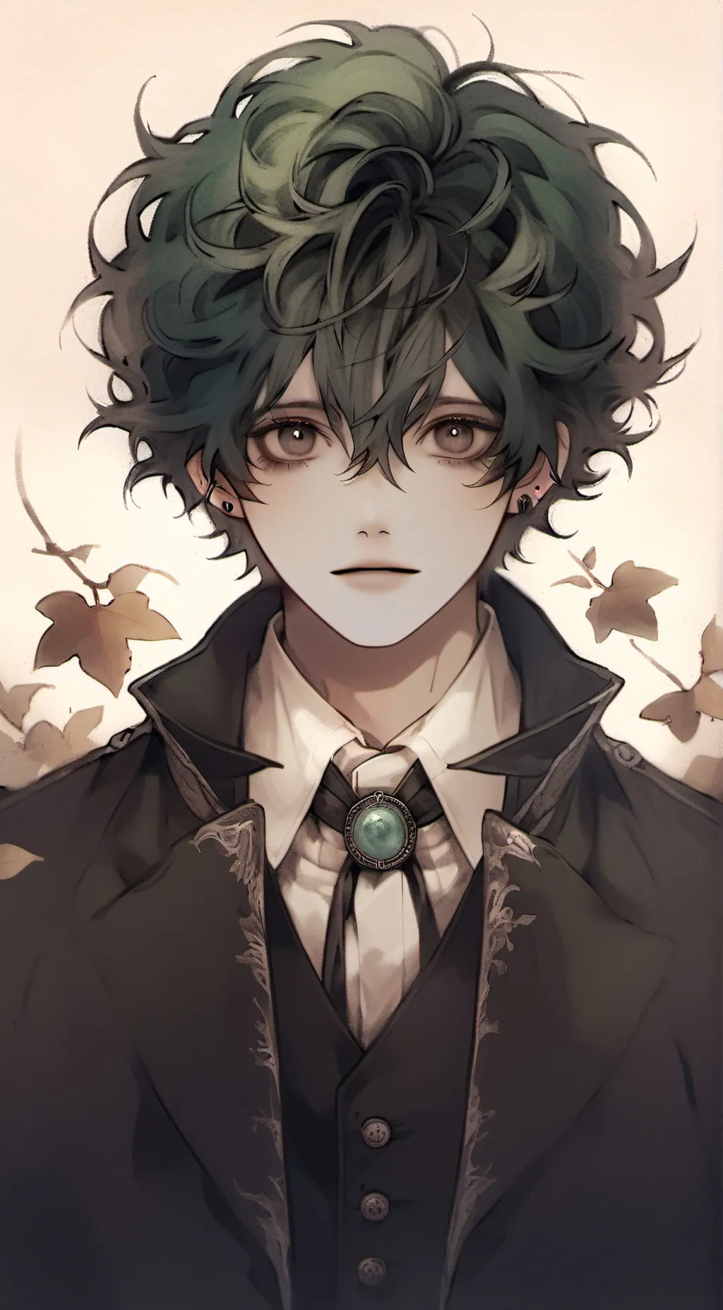 ai character: izuku midoriya background