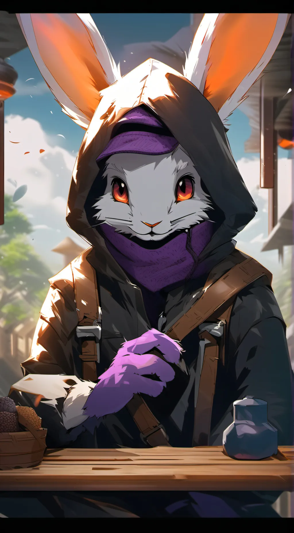 ai character: Bonnie background