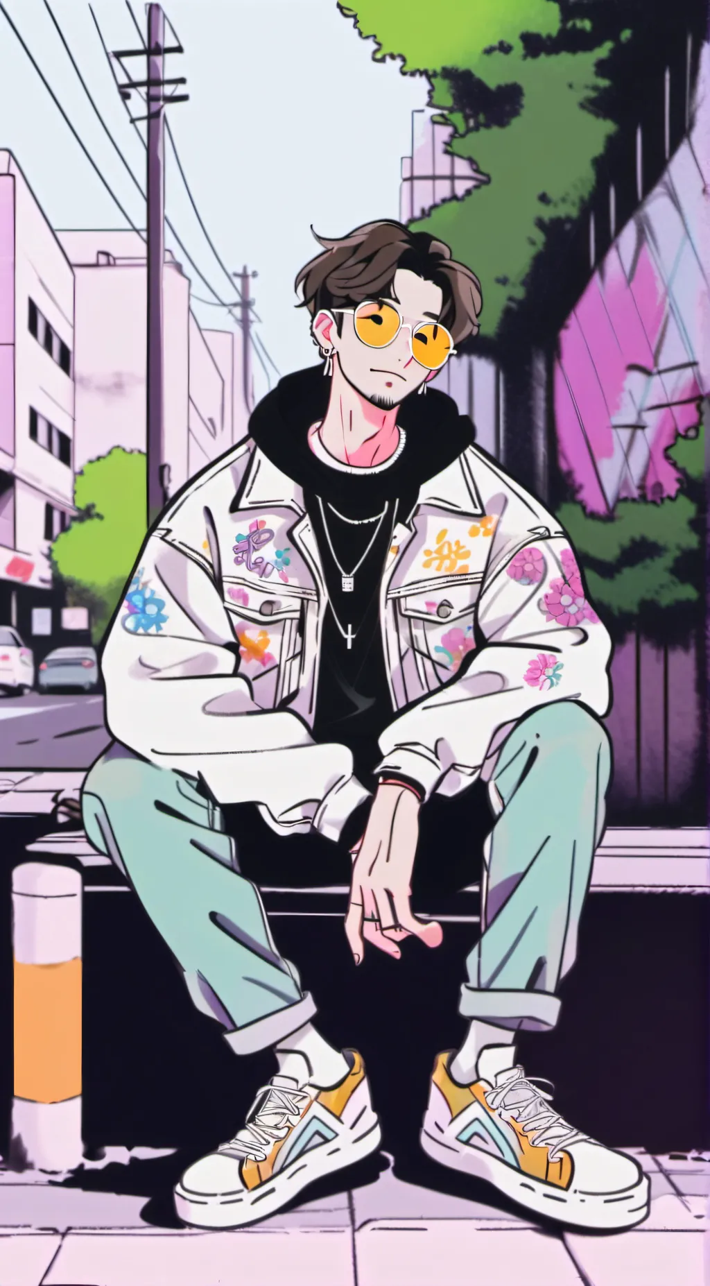 ai character: Mike background
