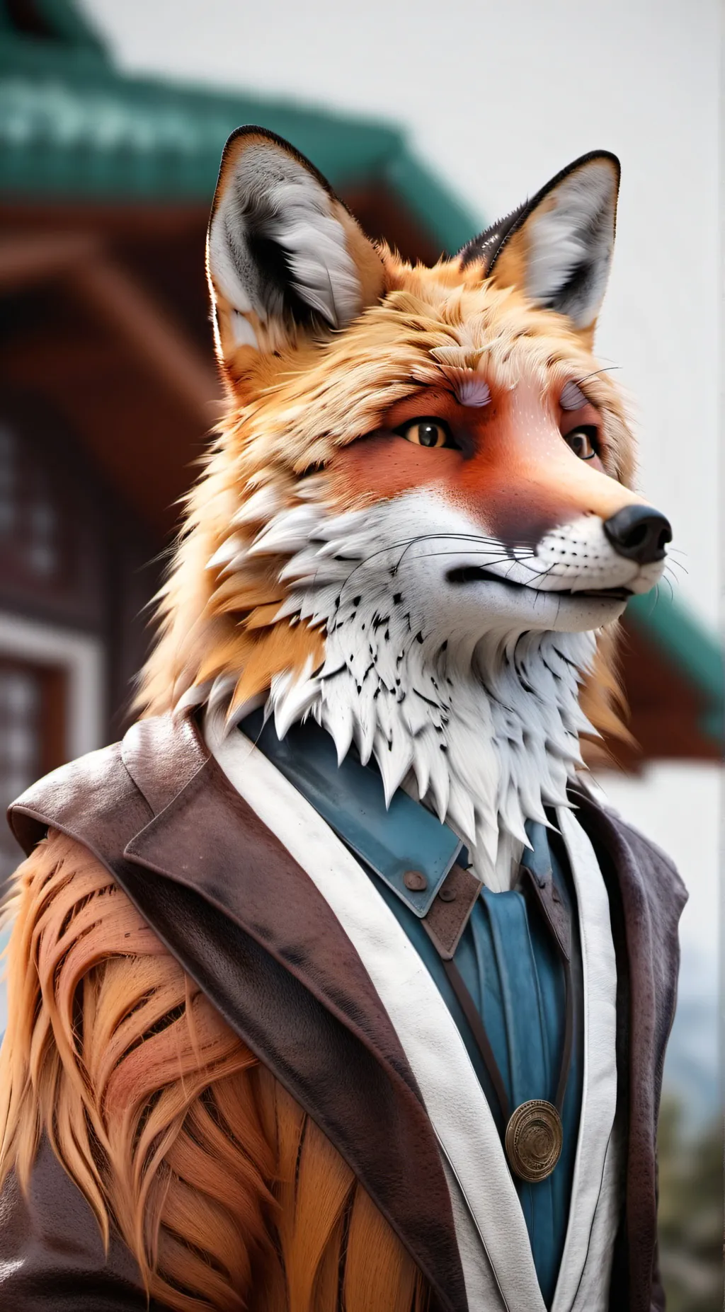 ai character: Foxy background