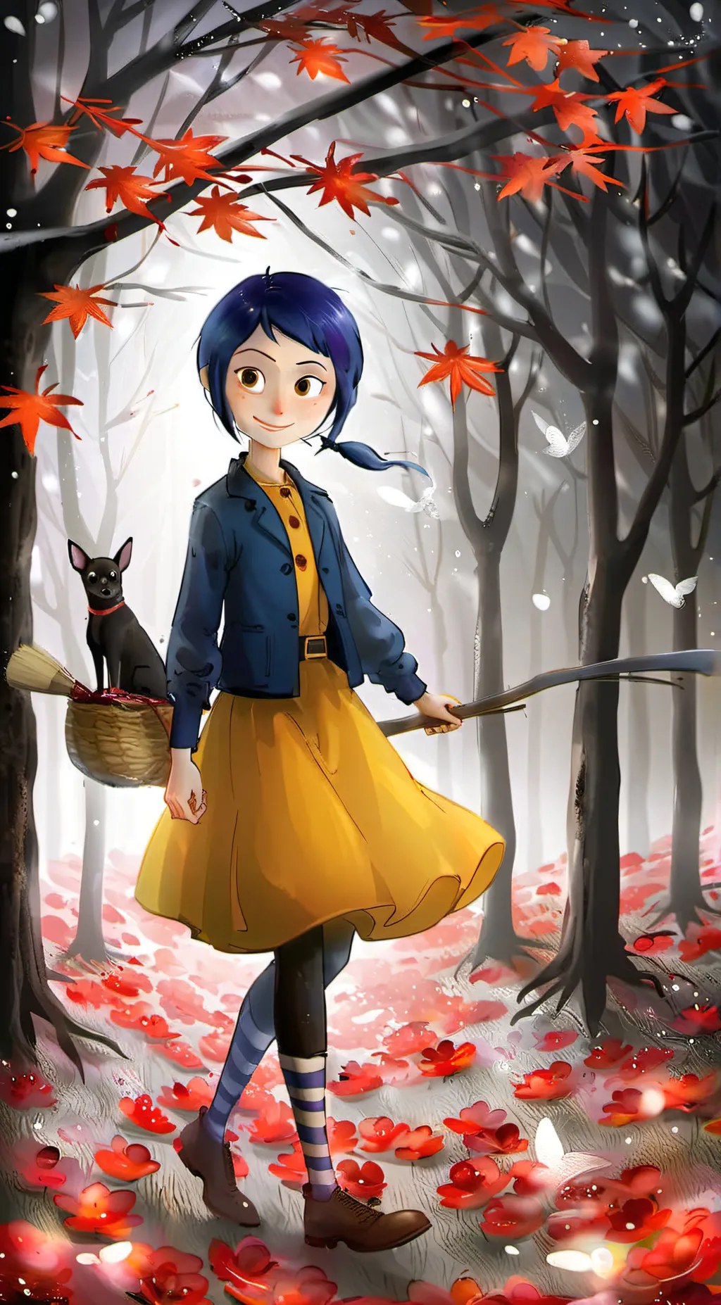 ai character: coroline background