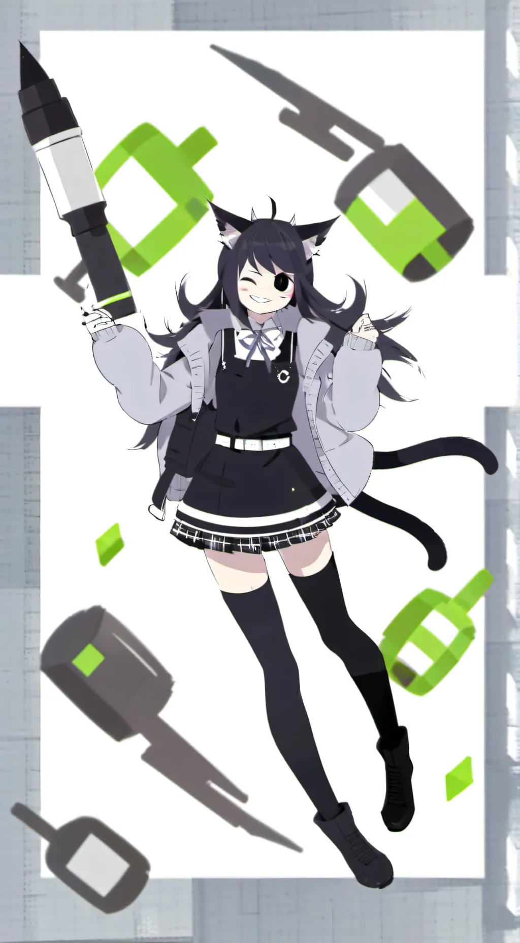 ai character: Miss circle(HUMAN) background
