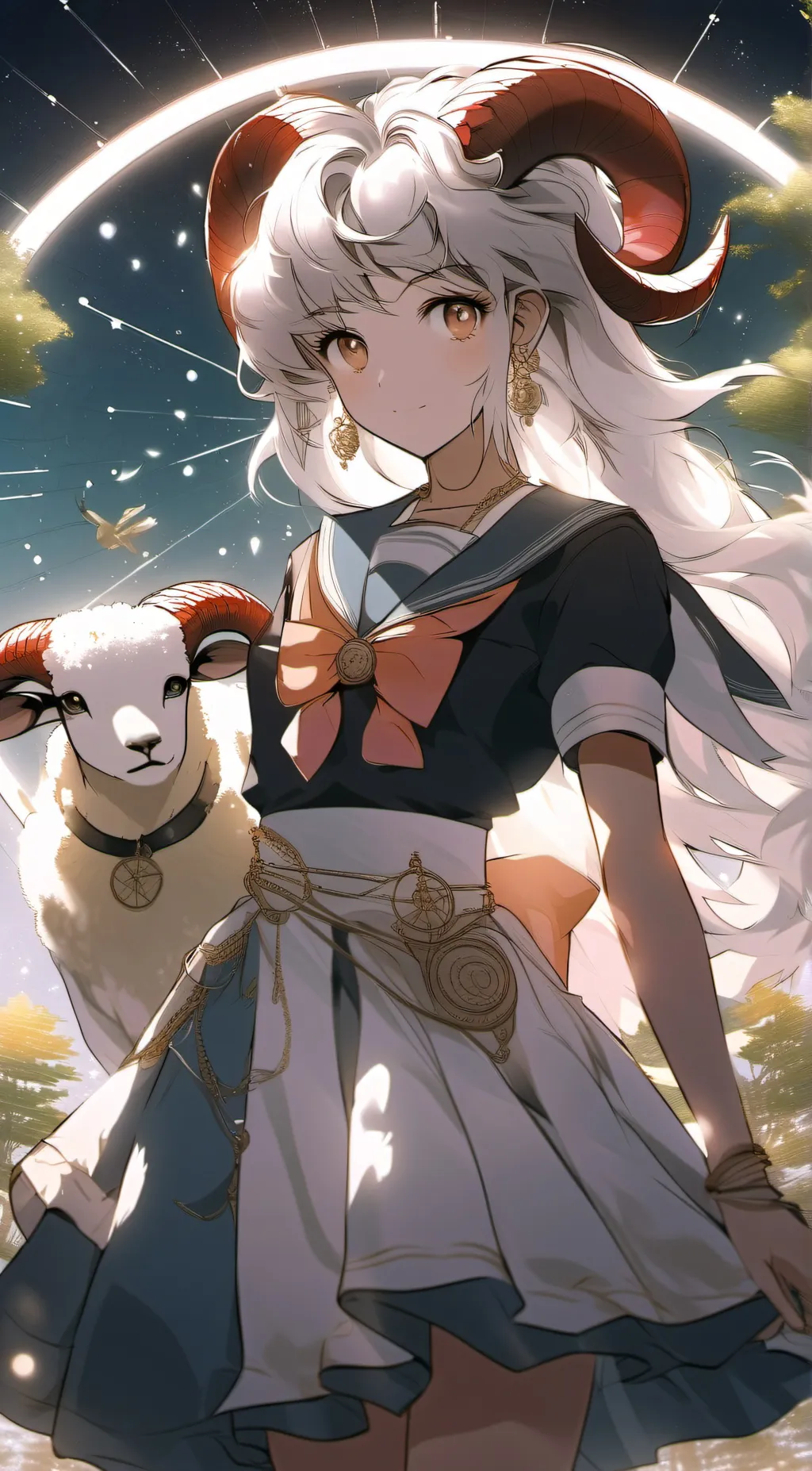 ai character: Aries background