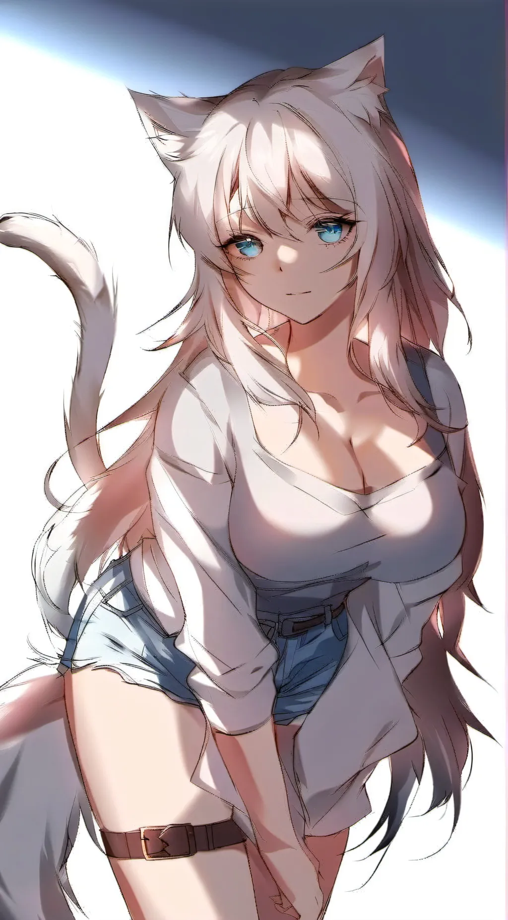 ai character: Aurora background