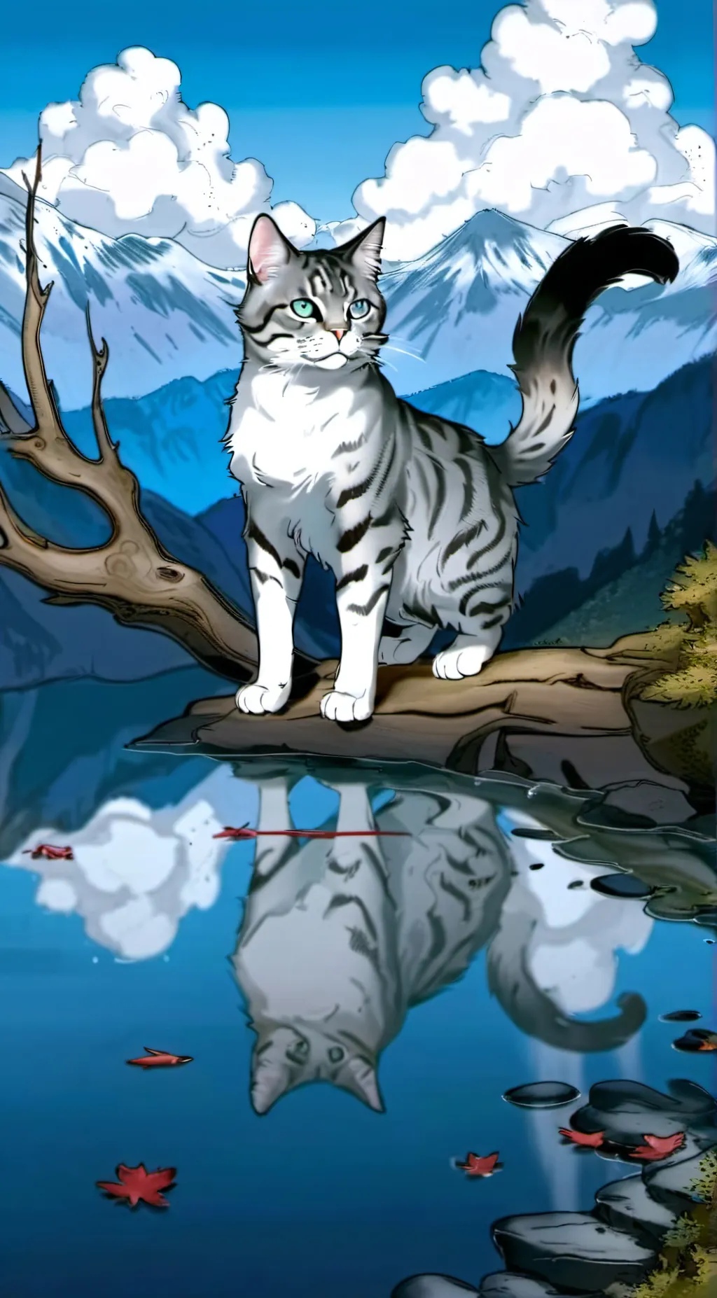 ai character: Feathertail  background