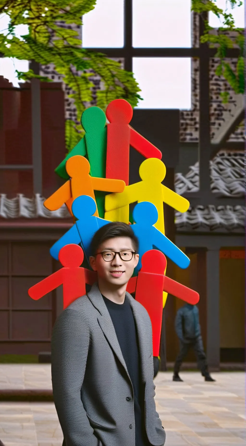 ai character: Alan Becker background