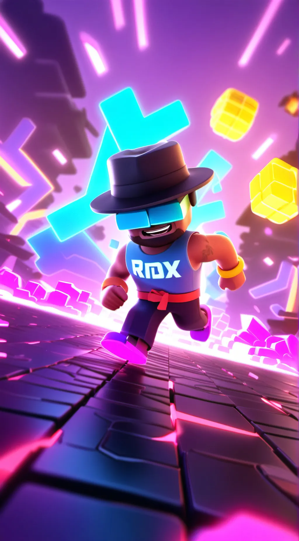 ai character: Roblox helper background